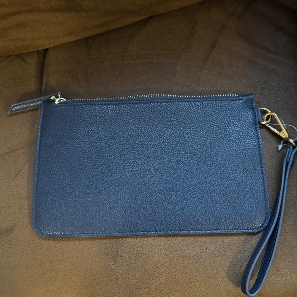 Pandora Disney Blue Clutch with Gold Accents - Picture 2 of 5